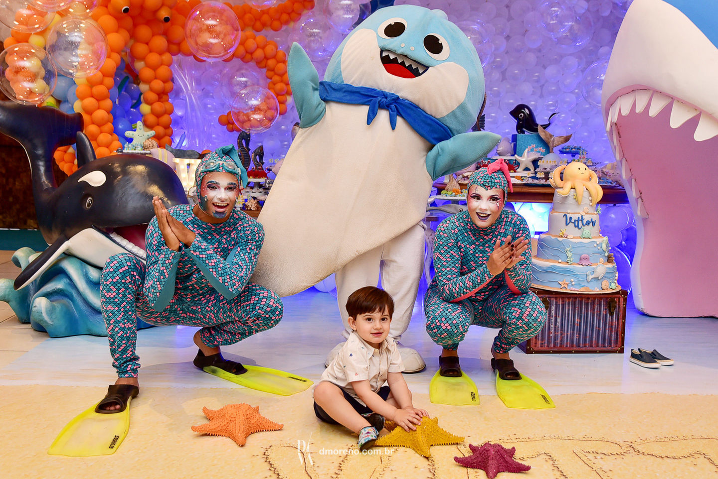 Niver Infantil Lindo com Tema Fundo do Mar para o Vittor Niver Infantil Lindo com Tema Fundo do Mar para o Vittor