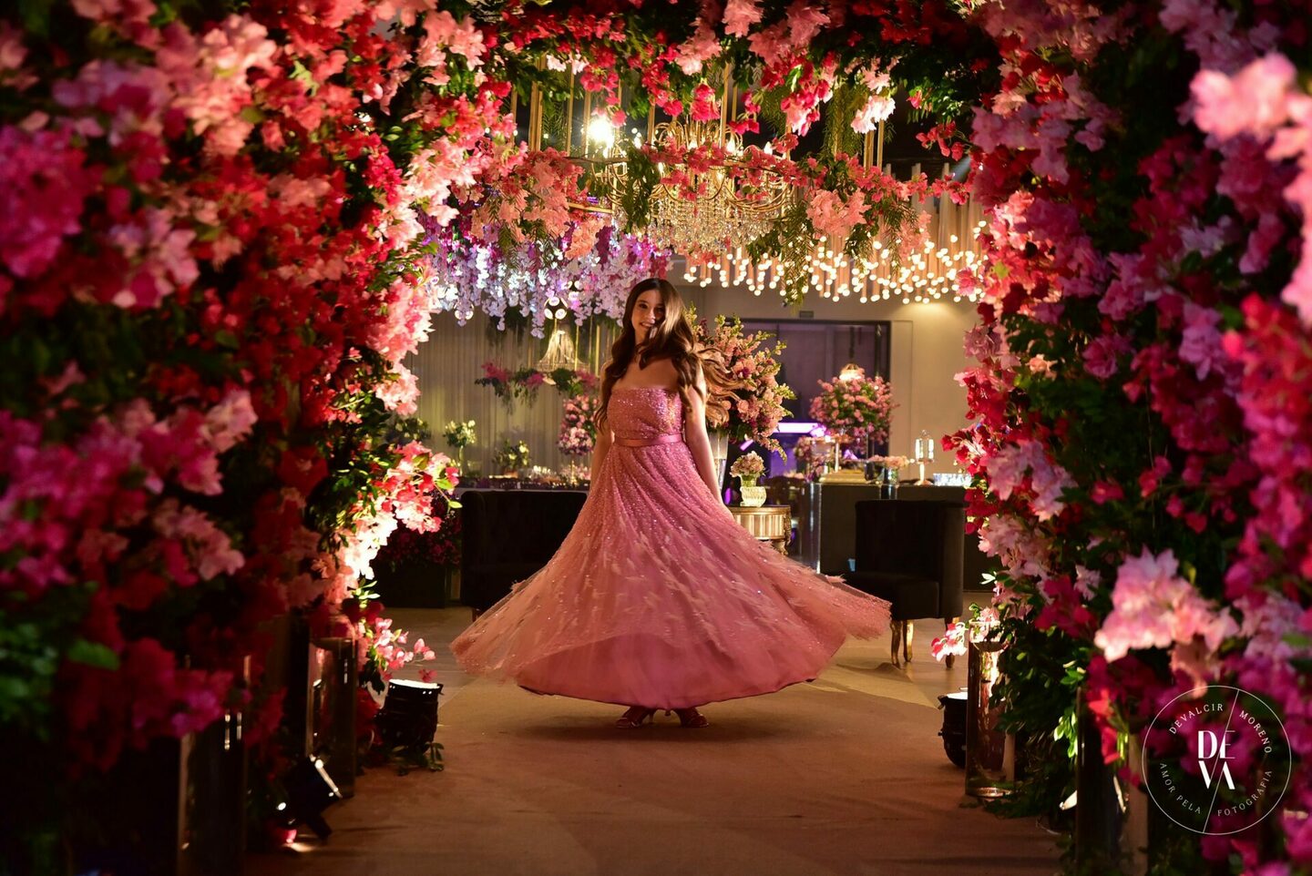 Julia Suzuki e sua linda festa de 15 anos no Almeida Pires Buffet