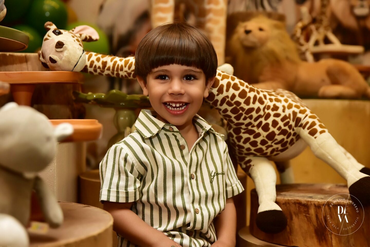 Um lindo safari para os 3 aninhos do Bento no Buffet Felix Bambini