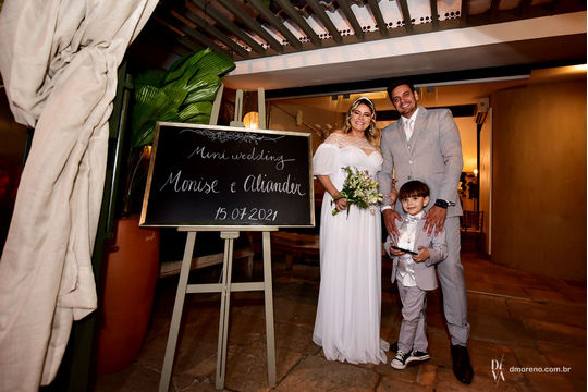 Mini Wedding no Lírios Bistrô - Monise e Aliander