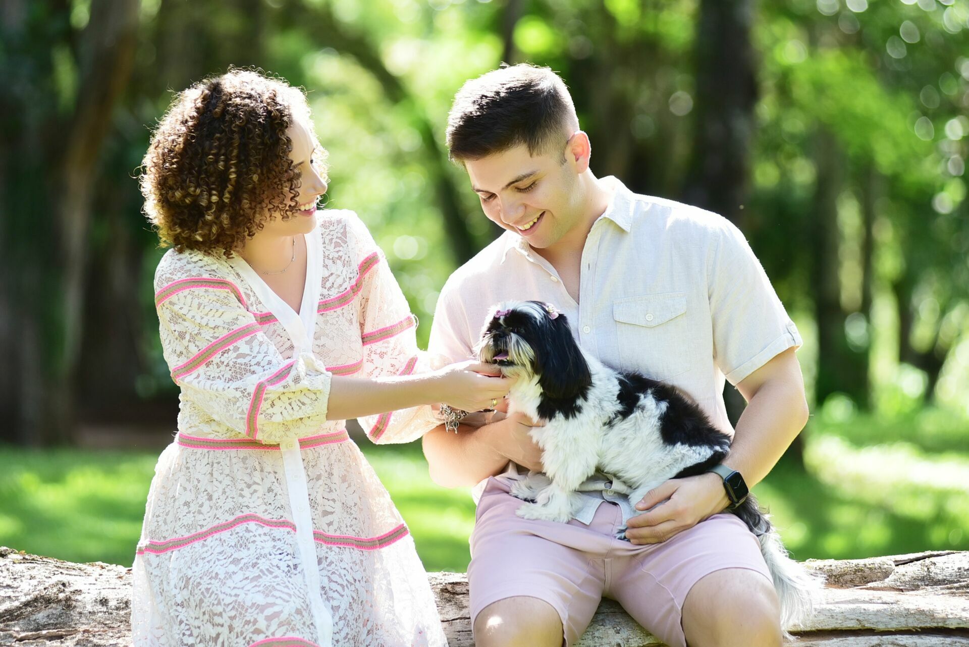 Foto Ensaio de casal com pet na fazenda centenária para Ana Flávia e Lenon - Imagem 1